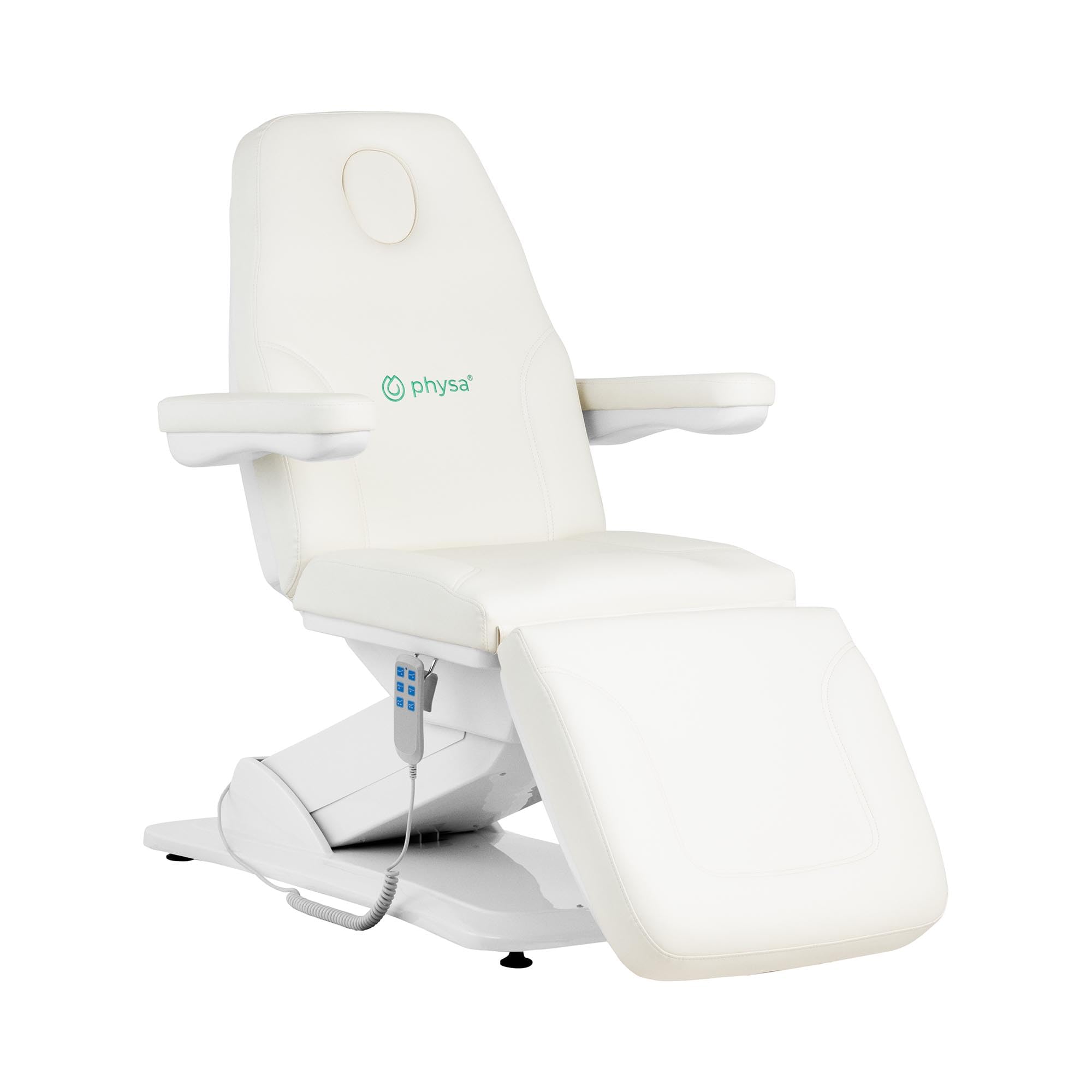physa wellness & lifestyle physaBITONTO Lettino per estetista - 150 kg - Bianco Lettino estetica Poltrone pedicure per centri massaggio