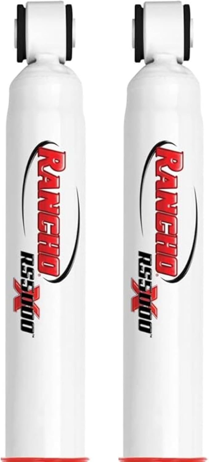 Pair of Rancho RS5000X Series Rear Shocks fits 2000 2006 Suburban Yukon XL 1500 2WD 4WD with 0" Lift | Improves Handling & Performance | Includes TrendsAuto Decal