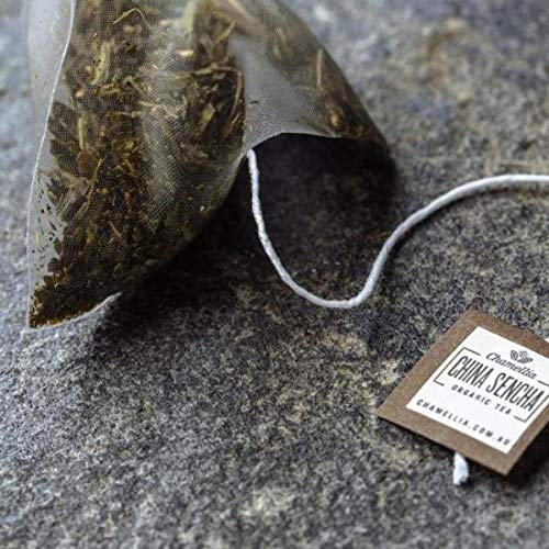 Miniatura 3 de Chamellia Té verde Sencha orgánico  50 bolsas de té piramidales en una bolsa  5.3oz (150g) (Camellia Sinensis) unidad única