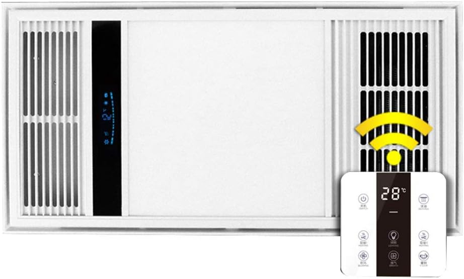 ventilatore di scarico del bagno con riscaldatore