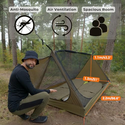 Tienda Mosquitera onewind para 2 Personas, Resistente y Ligera miniatura 4