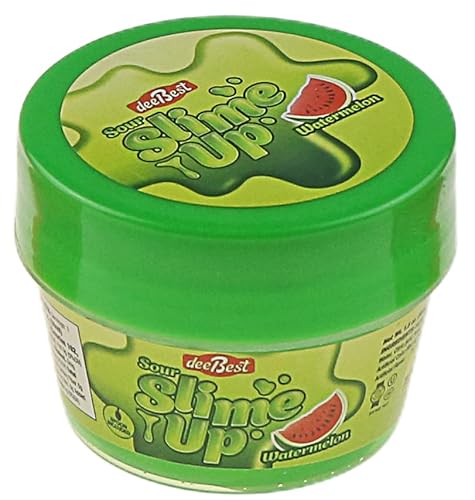 Edible Sour Slime Gooey Liquid Candy With Spoon Dee Best Slime Up (Pack Of 3) Assorted Flavors Strawberry, Watermelon, And Cherry Certified Kosher #TOP6