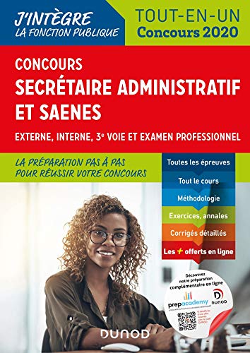 Télécharger Concours Secrétaire administratif et SAENES - Tout-en-un - Concours 2020: Tout-en-un - Concours 202 Livre PDF Gratuit