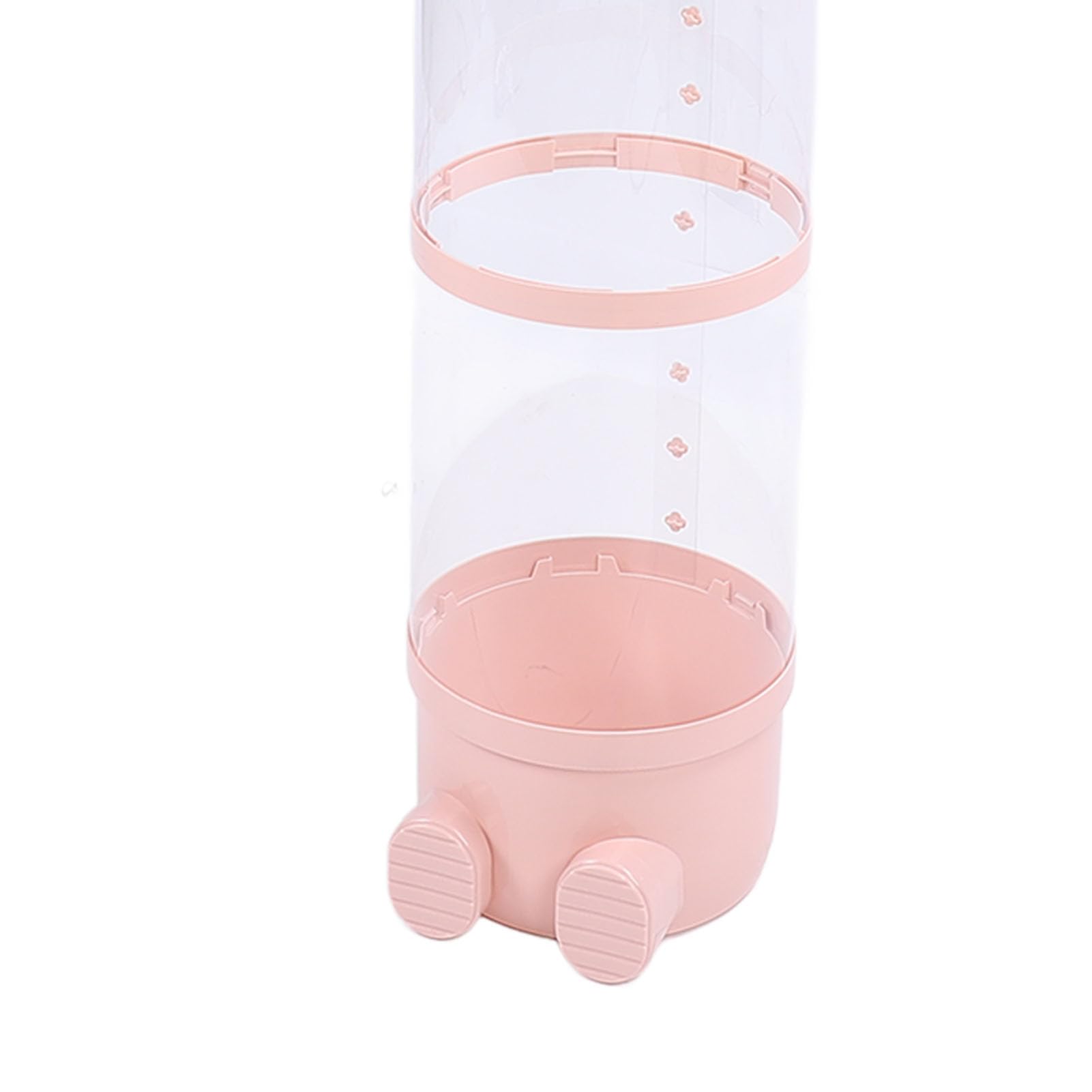 Cryfokt Przezroczysta Tuba do Przechowywania Wypchanych Zwierząt o Pojemności 162 Cm, Wiadro do Ekspozycji Wypchanych Zabawek dla Dzieci (PINK)