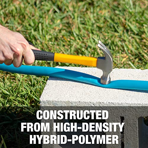 Aqua Joe Ajpgh50-Pro Hybridflex Professional-Grade Kink-Free Abrasion-Resistant Hybrid Polymer Garden Hose W/Dual Swivel Grenade Grips, 500-Psi Burst, 50-Foot X 5/8-Inch And Bpa/Phthalate/Lead Ratings #TOP2