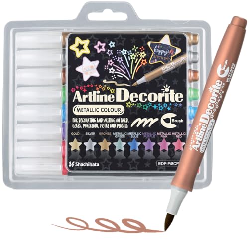 ProFolio by Itoya, Double Header Calligraphy Markers, Blister Pack - Red