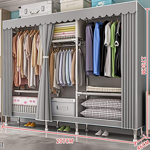 Dressing en toile modulable idéal pour chambre et studio - 2