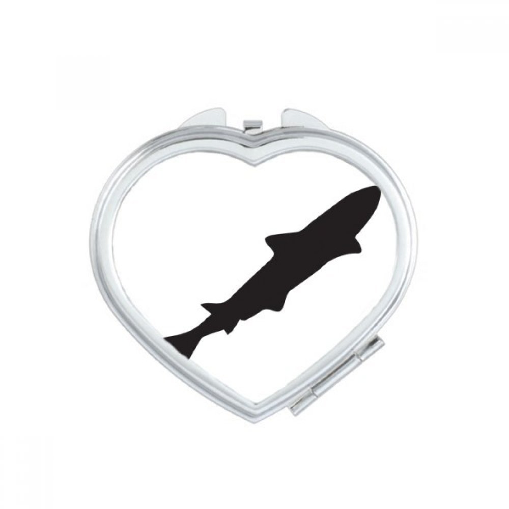 Miroir compact requin féroce : finis les maquillages ratés en déplacement avec ce miroir portable