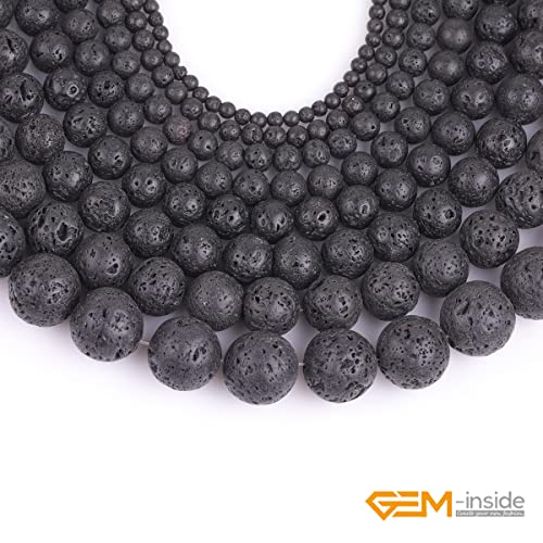 Pierre de lave noire 20mm pour fabriquer vos bijoux diffuseurs d'huiles - 7