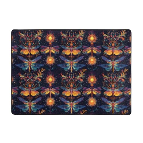 Tapis bohème salon lavable et antidérapant grand format - 8