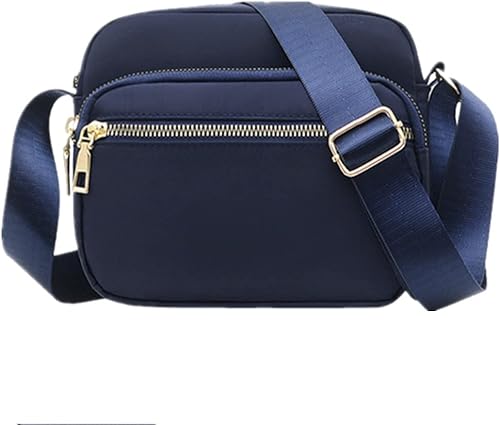 Bolsos cruzados de nailon para mujer, bolsos y bolsos de mujer, bolsos casuales de mensajero, bolso cruzado negro impermeable