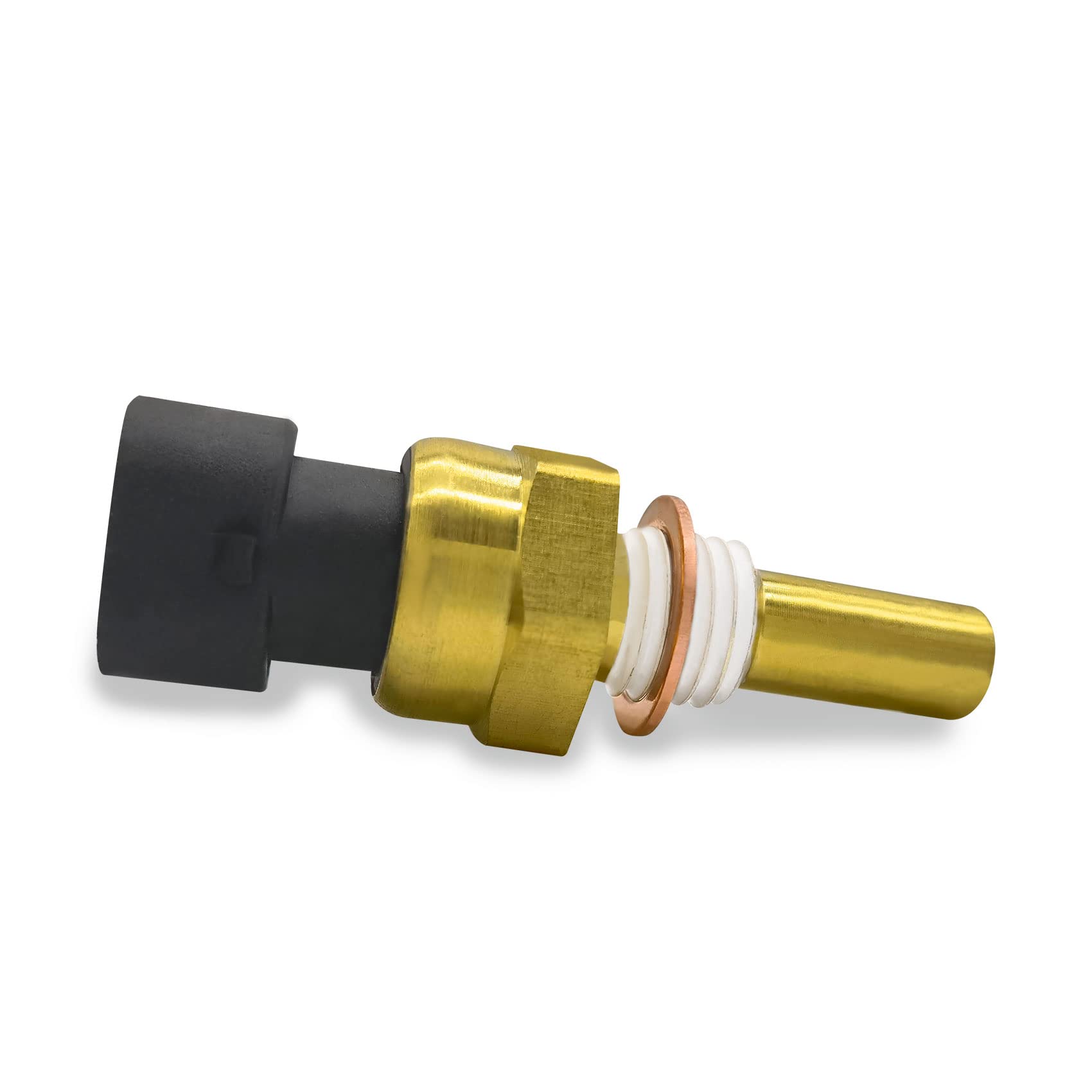 Engine Coolant Temperature Sensor, Compatible with Chevy Cavalier Cobalt Equinox Express Silverado 1500 2500 HD 3500 GMC Sierra Pontiac G5 Saturn, Replaces OE# 12608814 213-4333 15326388 19236568