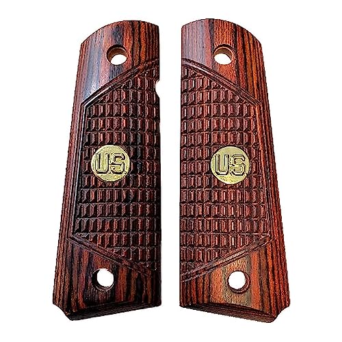 Compatible Replacement for 1911 Colt Full Size Outback Rosewood Premium Grips - Premium Gun Grips