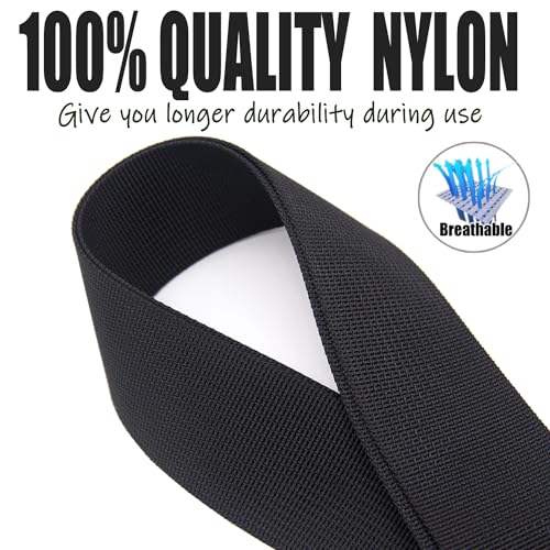 Image of Purse Strap Replacement Belt Shoulder Adjustable Wide Guitar Straps for Crossbody Bag Handbag 1.5 inch Balck