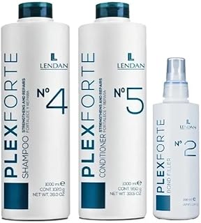Lendan Plex Forte Kit Intense - No. 2 + No. 4 Liter + No. 5 Liter - 1000ml / 36 Fl Oz.