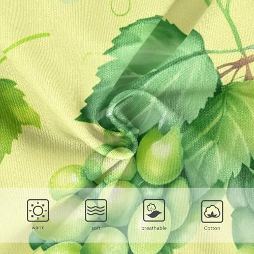 Toddler Underwear Custom 2t Cotton Little Girl Panties Artistic Underpants Briefs Watercolor Green Grape Clusters3