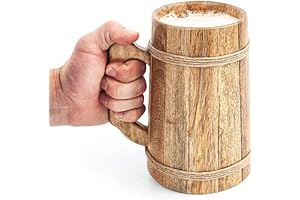 Wooden Beer Mugs: Authentic, Handmade Craftsmanship for Your Beverage Enjoyment