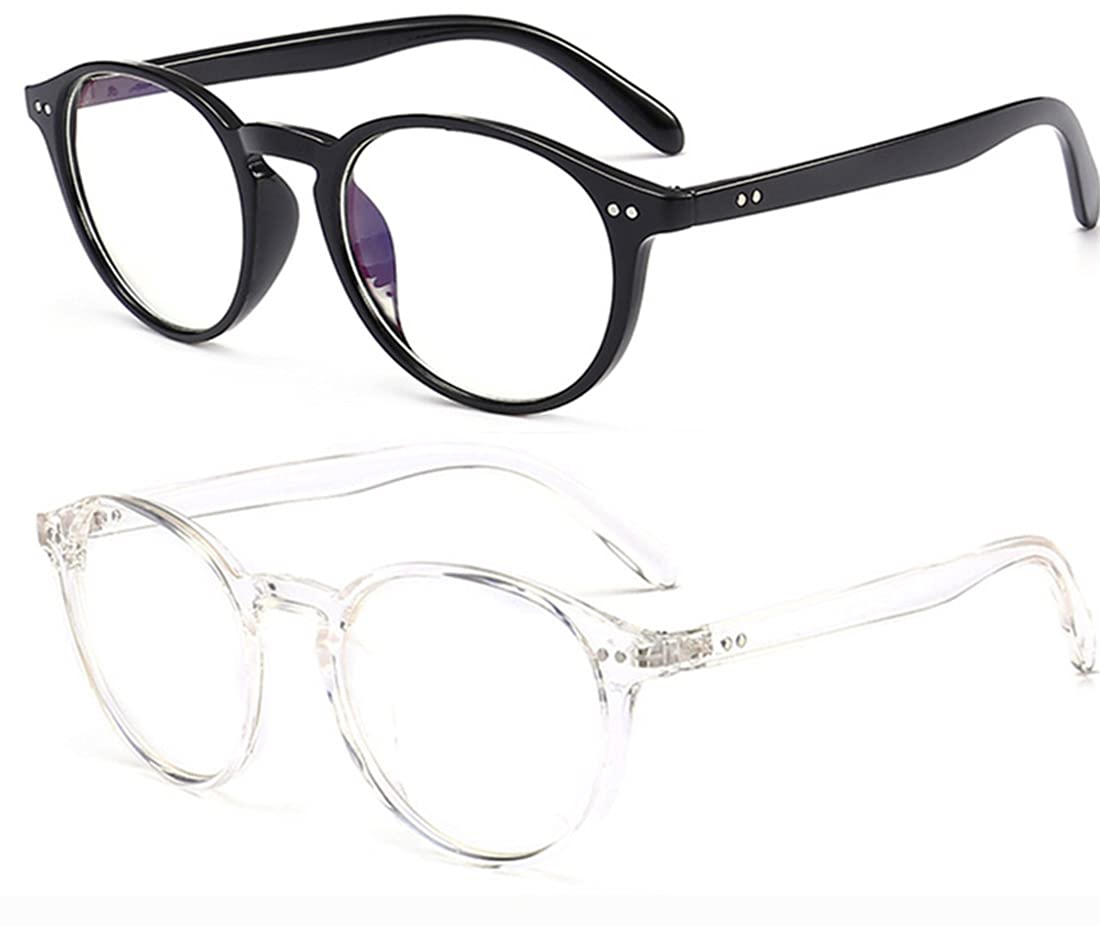 Nearsighted Shortsighted Myopia Distance Driving Glasses Men Women (2PACK) Shortsighted + FREE Hard Case Storage