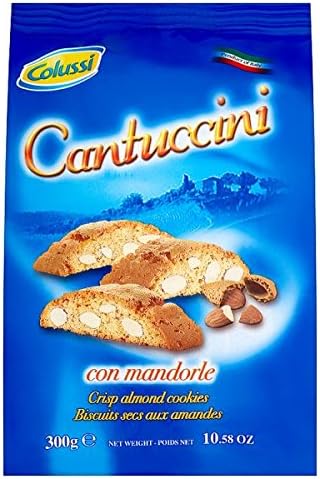 Colussi Cantuccini Crisp Almond Cookies 300g (Pack of 300g)