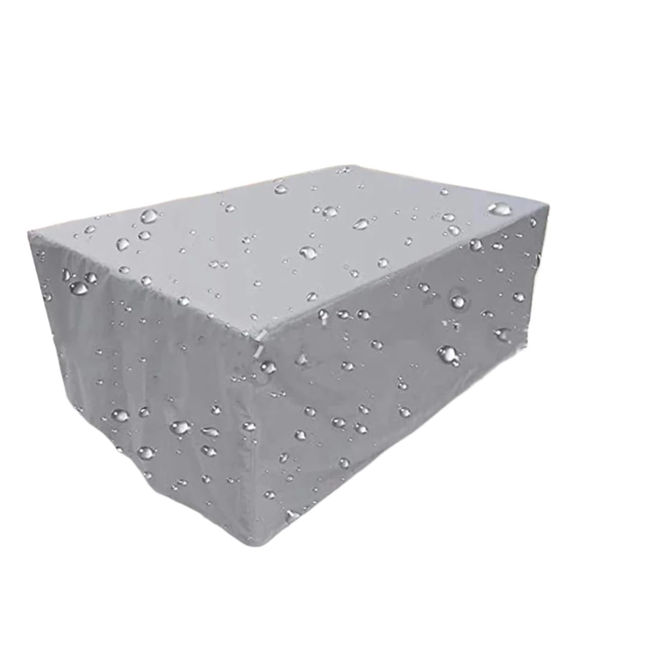 Waterproof Outdoor Terrace Garden Furniture Cover Rain And Snow Chair Sofa Table And Dust With Bag(Silver)