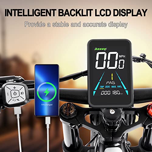 Freesky Electric Bike For Adults, 1000W Bafang Motor Dual Battery 26”Fat Tire Electric Bike, Full Suspension Dual Hydraulic Brakes E Mountain Bike 35Mph Long Range Fast Ebikes #TOP7