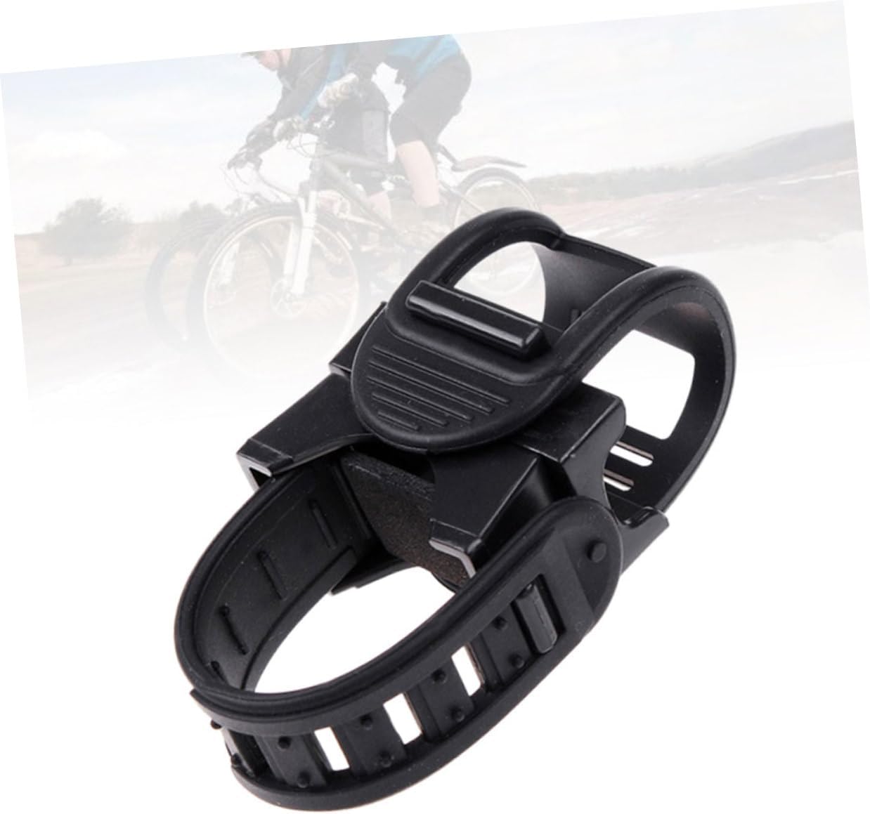 VICASKY Bicycle Light Clip Holder Handlebar Flashlight Handlebar Clamp Light Mount Compatible Bike Mount Bike