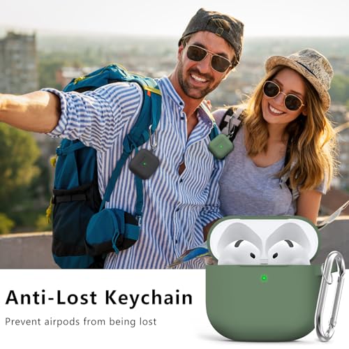 Image of Ljusmicker for AirPods 4 Case 2024 with Cleaner Kit,Sprout Green