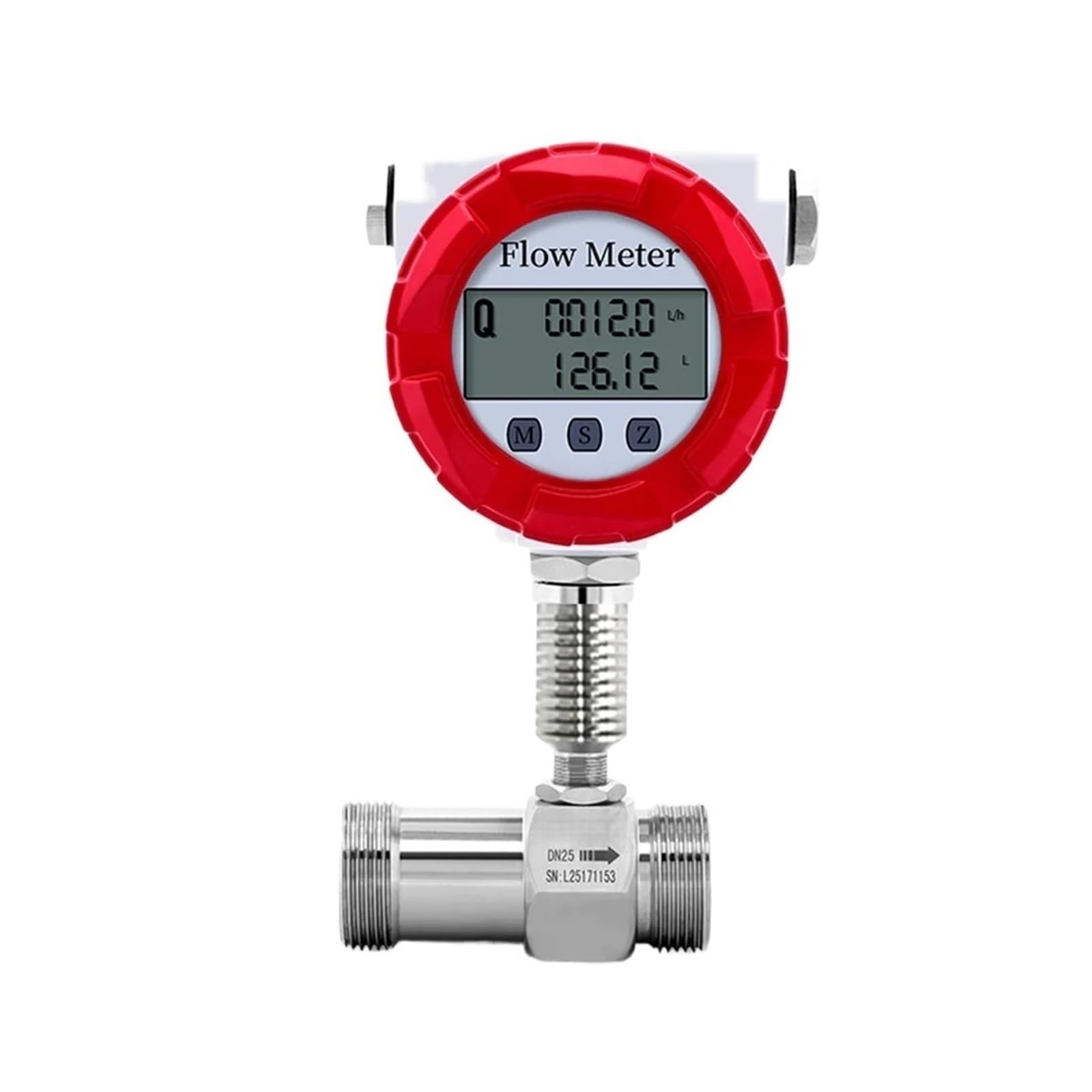 FQJYXWEWL Digital DN50/65/80 Water Flow Meter Sensor RS485 4-20mA Output