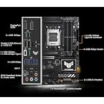 Micro Center AMD Ryzen 7 9700X CPU Processor with ASUS TUF Gaming B850-PLUS WiFi AM5 ATX Motherboard (DDR5, PCIe 5.0, 3X M.2, Wi-Fi 7, USB 20Gbps Type-C) - Image 5