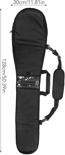 Miniatura 7 de Bolsa de remo para kayak, canoa Kayak Split Paddle Bolsa de transporte Bolsa de almacenamiento para remo (negro)