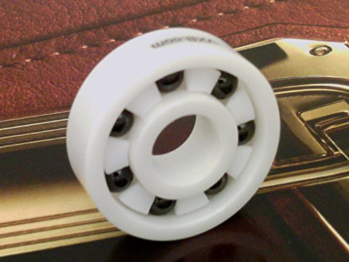 Vxb 608 Full Ceramic Skate Bearing White Ceramic Zro2 Rings With Si3N4 Black Balls 8X22X7 Ball Bearings Vxb Brand #TOP7