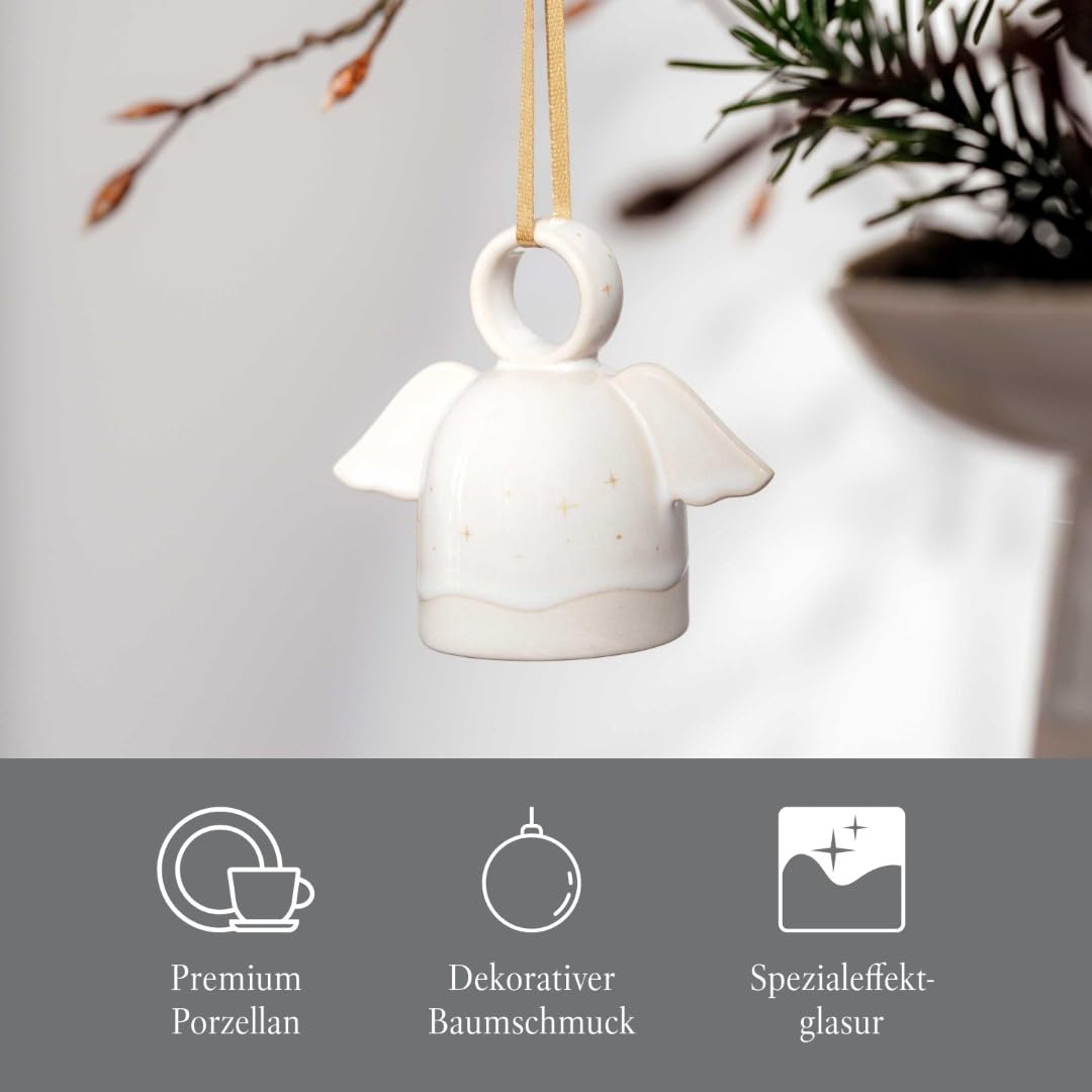 like. by Villeroy & Boch Winter Glow Ornament Engel, 9x5x7,5 cm