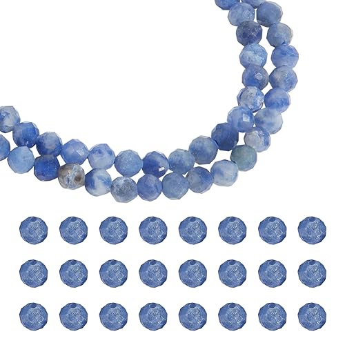 NBEADS 2 Strands About 254 Pcs Natural Sodalite Beads
