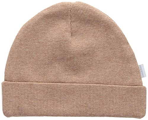 Noppies Baby Unisex Kinder Hat Rib Nevel Hut, Cafe Au Lait Melange - N090, 3-6 Monate
