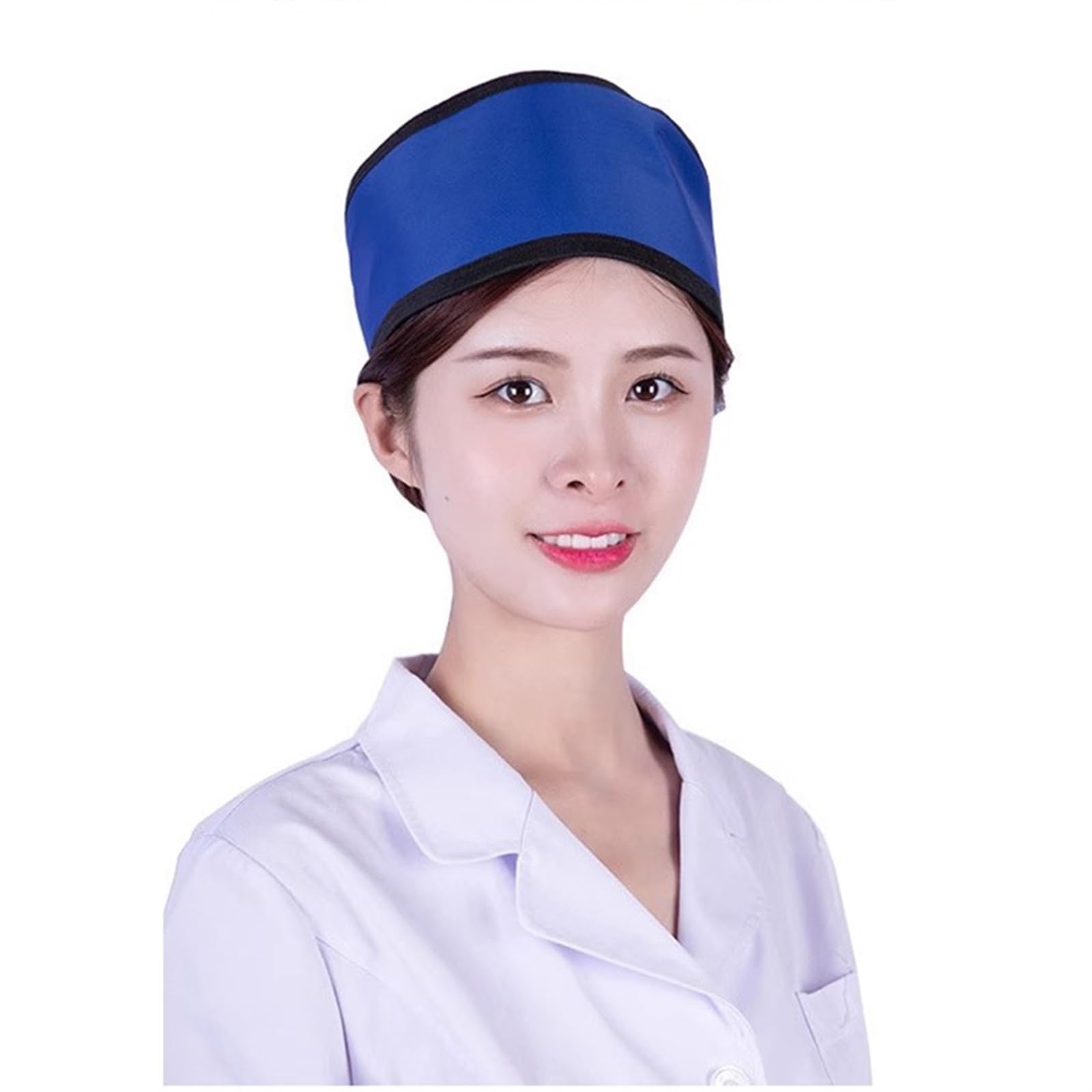 Berretto Protettivo per Raggi X, Cappello Protettivo per Raggi X con schermatura Contro Le Radiazioni, Cappello Protettivo per Raggi X TC MRI Neutro per Adulti (Color : Blue, Size : 0.5 m