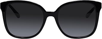 Salvatore Ferragamo SF 1072S 001 Black Plastic Square Sunglasses Grey Gradient Lens, 56-19-140