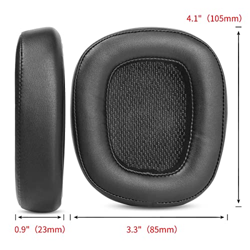 G935 Replacement Earpads Cups Cushions Headband Compatible with Logitech G935 G635 G933 G633 Wireless Gaming Headset Earmuffs Foam (PU Leather+Headband) - Image 3