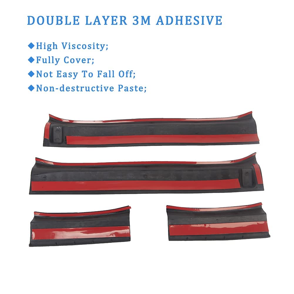 Buy Soft Rubber Door Sill Guards Kit,Door Entry Guards for 20182022