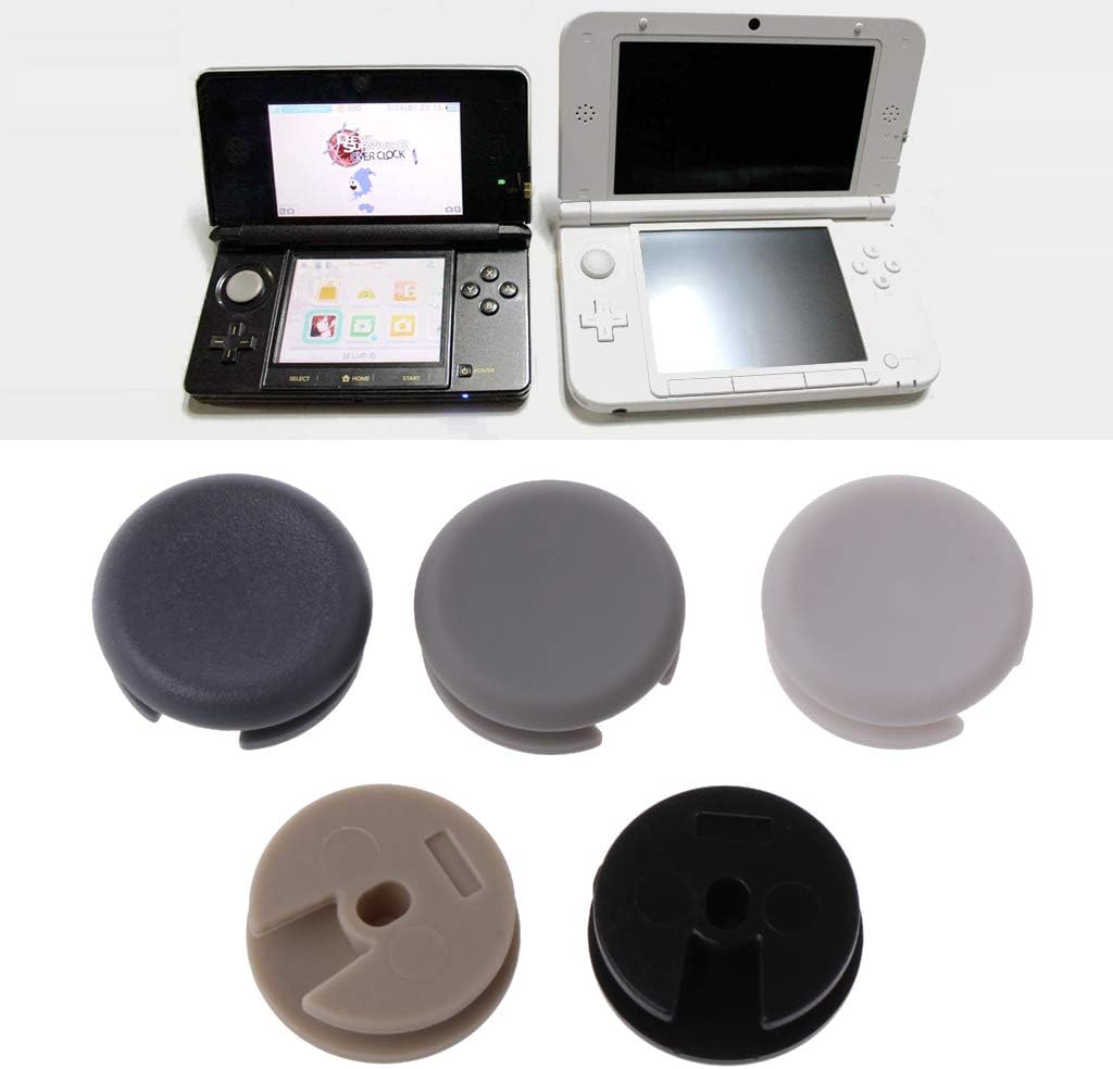 Joystick Caps 5pcs/Set Replace 3D Analog Controller Stick Cap Plastic Button Cover Button 3D Controller Cap for New 3DS 3DSLL 3DS XL