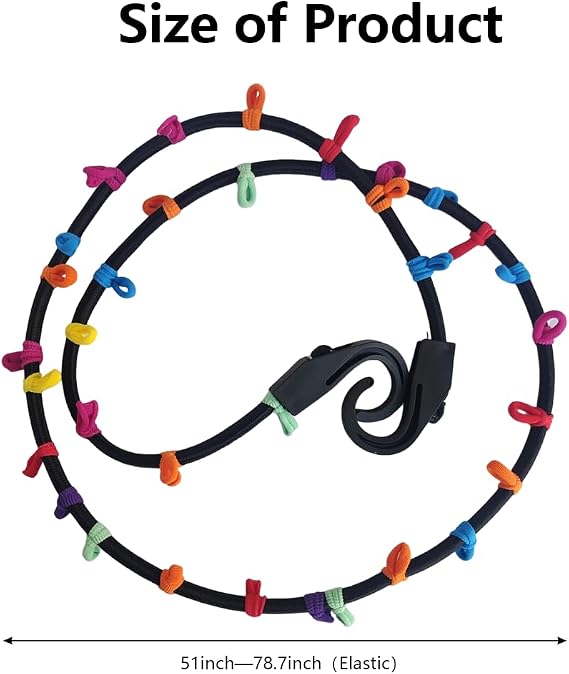 Rubber Duck Holder for Jeep, Elastic Duck Holder with Colorful Rubber Bands,Ducks Display Fixed Mount(Rubber Ducks Not Included)
