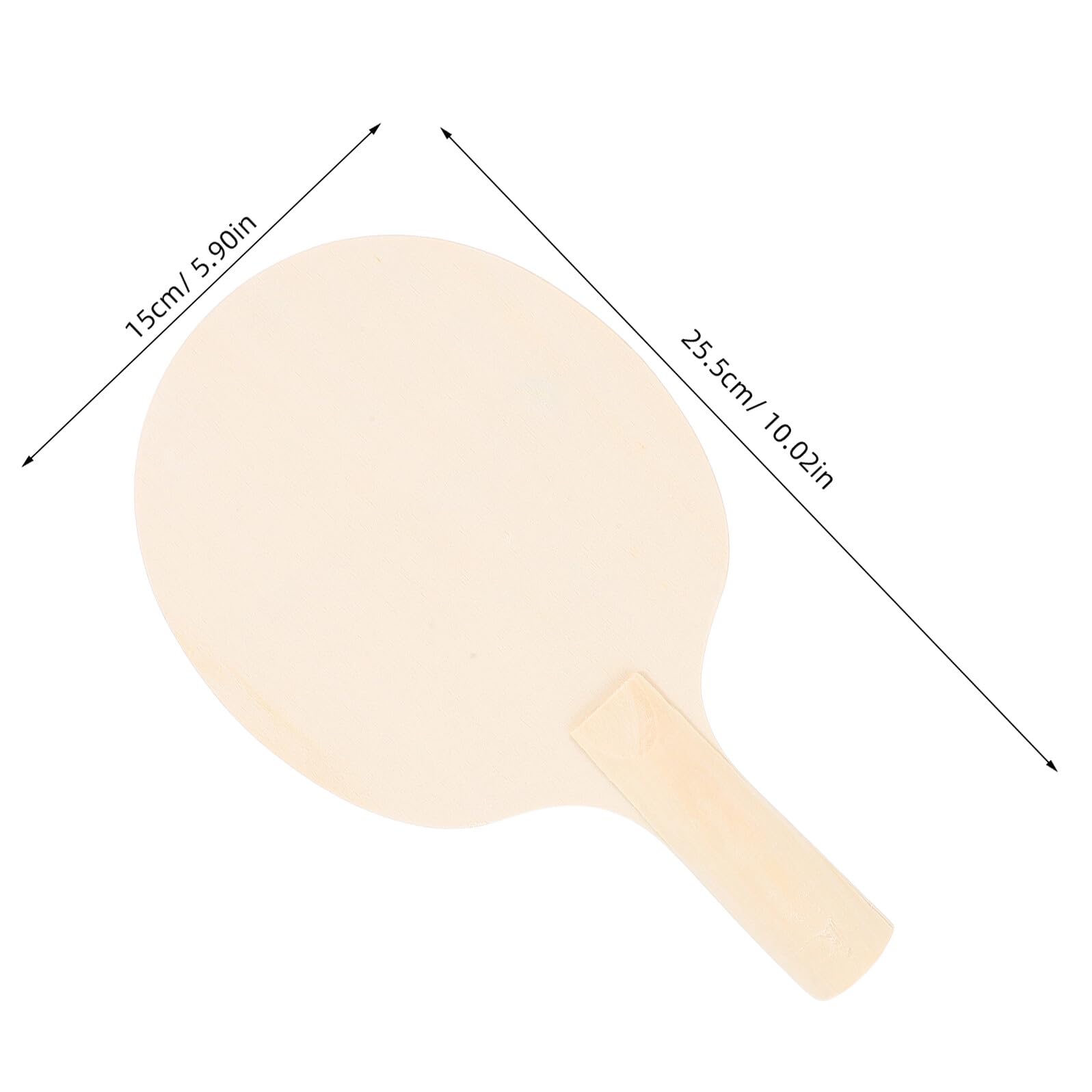 Racchetta da Ping Pong in Legno Grezzo 10 Pezzi, per Pittura | Back To School Party, Unpainted Paddles Blanks, Unfinished Wood Paddles, Table Tennis Paddle Game Stile Casuale