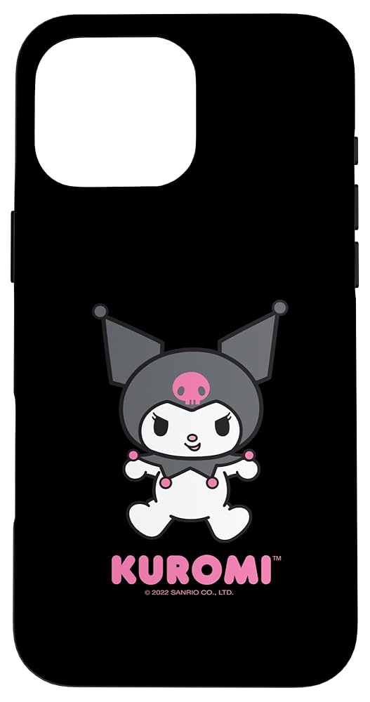 Amazon.com: iPhone 16 Pro Max Kuromi Character Front and