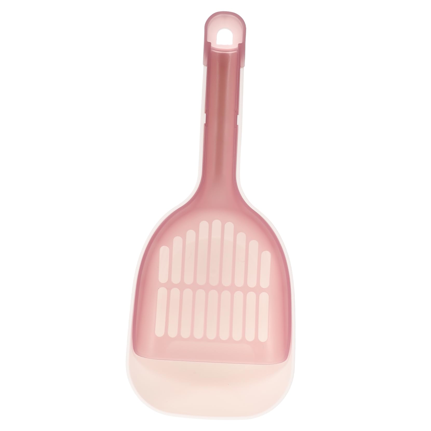 BESPORTBLE 1 Set Cat Litter Shovel Beautiful Cat Nest Refills Pour Shovel Shovel Cat Nest Trendy Shed Door Handle Cloche Peaky Foldable Lanyard Functional Scratcher Collapsible Pink Plastic