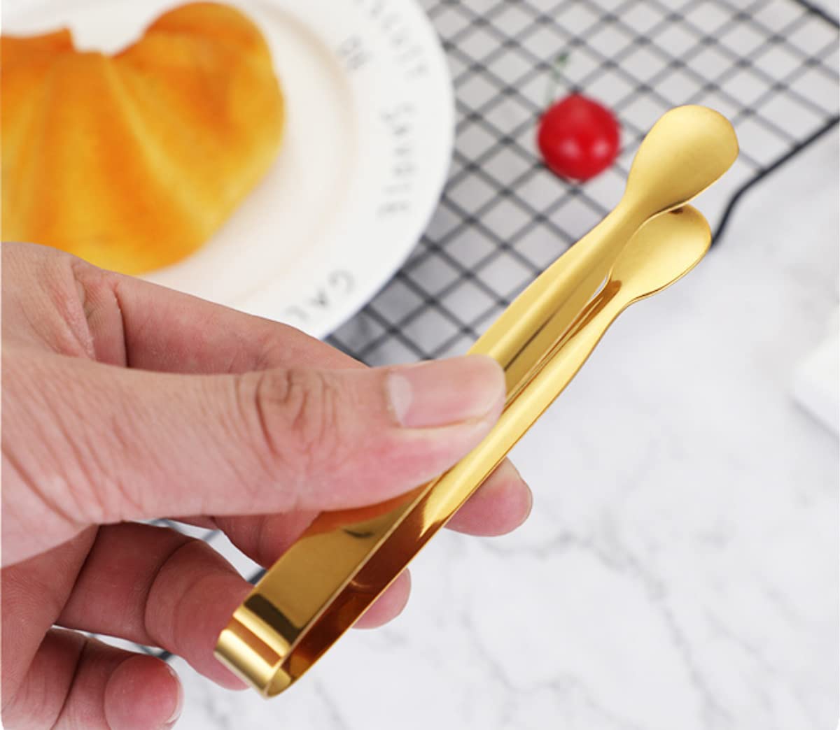 Paquet De 4 Pinces à Glace En Acier Inoxydable, Mini Pinces