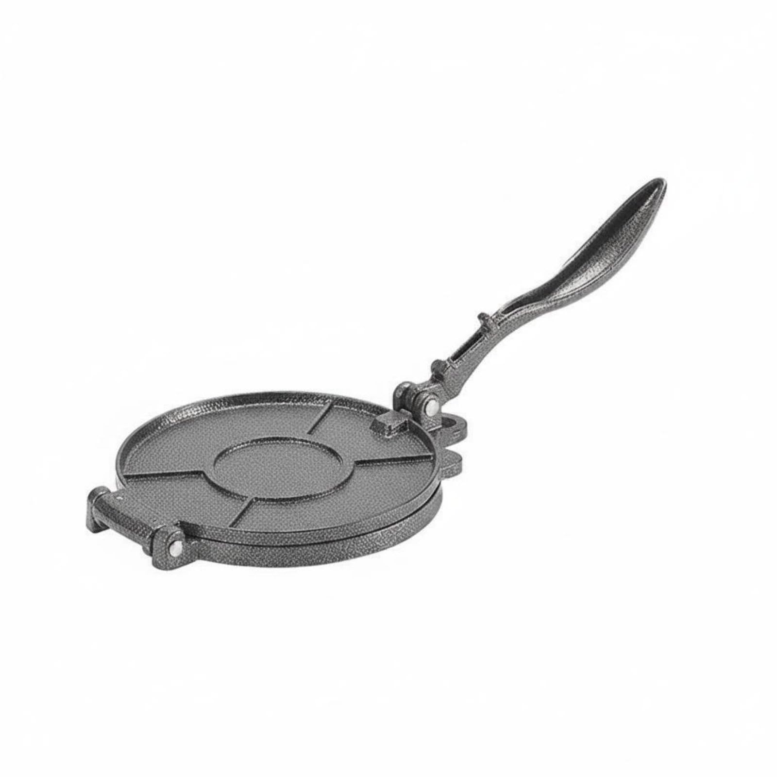Labor Saving Aluminum Tortilla Press Easy to Use Manual Tortilla Press Fast Shaping Dumpling Skin Press Polished Surface for Restaurant, Bakery, Black, S-image-28