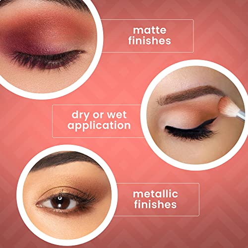 Ccolor Cosmetics - Feverish, 14-Color Eyeshadow Palette Makeup, Highly Pigmented Eye Shadow Makeup, Eyeshadow Palette Matte And Metallic, Easy-To-Blend Eye Makeup Kit, Neutrals, And Cool-Toned Shades #TOP4