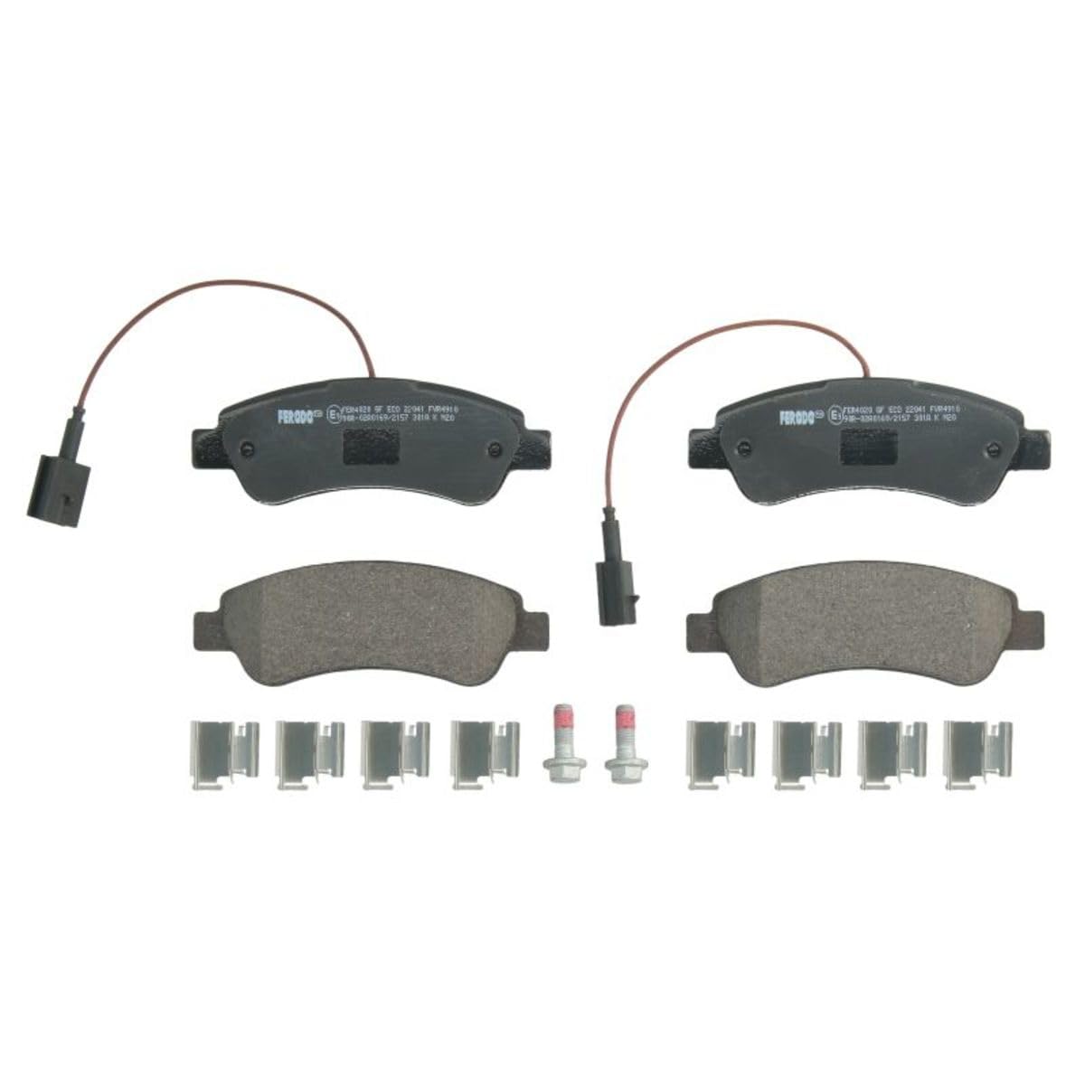FERODO Brake Pads | FVR4910 | Rear | for CITROËN JUMPER III Bus 2006- | OE-Matching Quality | Eco-Friction Fuse+ Technology