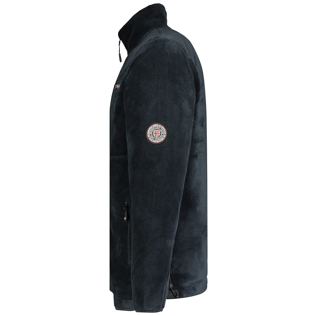 Geographical Norway Upload Men - Polaire Homme Chaude Epaisse Fermeture Zip - Veste Sweats Hiver Chaud Hommes Doux - Sweat Douce Doublure Longues Manches