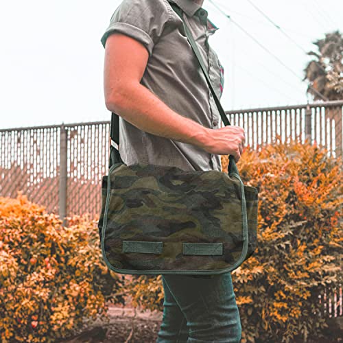 Image of Sweetbriar Classic Messenger Bag - Vintage Canvas Shoulder Bag for All-Purpose Use