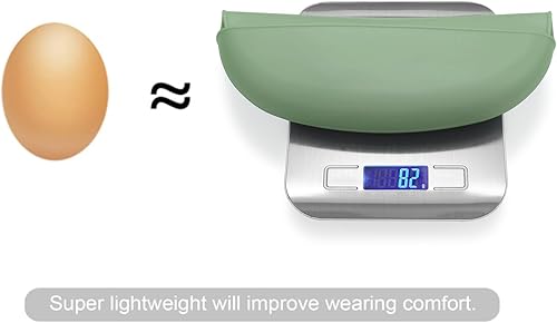 Miniatura 7 de PandaEar Paquete de 3 baberos de silicona para bebés, superfinos y ligeros, impermeables para bebés y niños pequeños, baberos de alimentación de